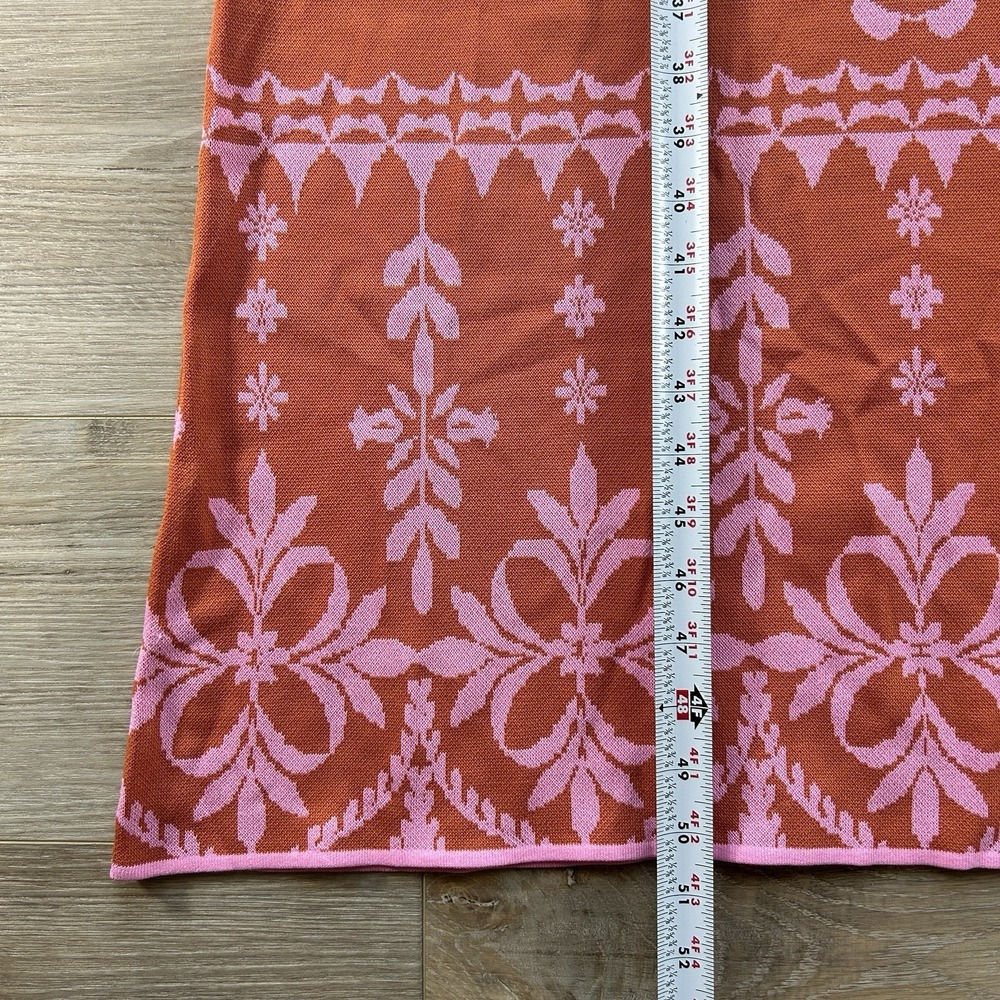 Misa Los Angeles Large Kalil Floral Sleeveless Maxi Pink Floral Sheath Dress - Picture 13 of 14